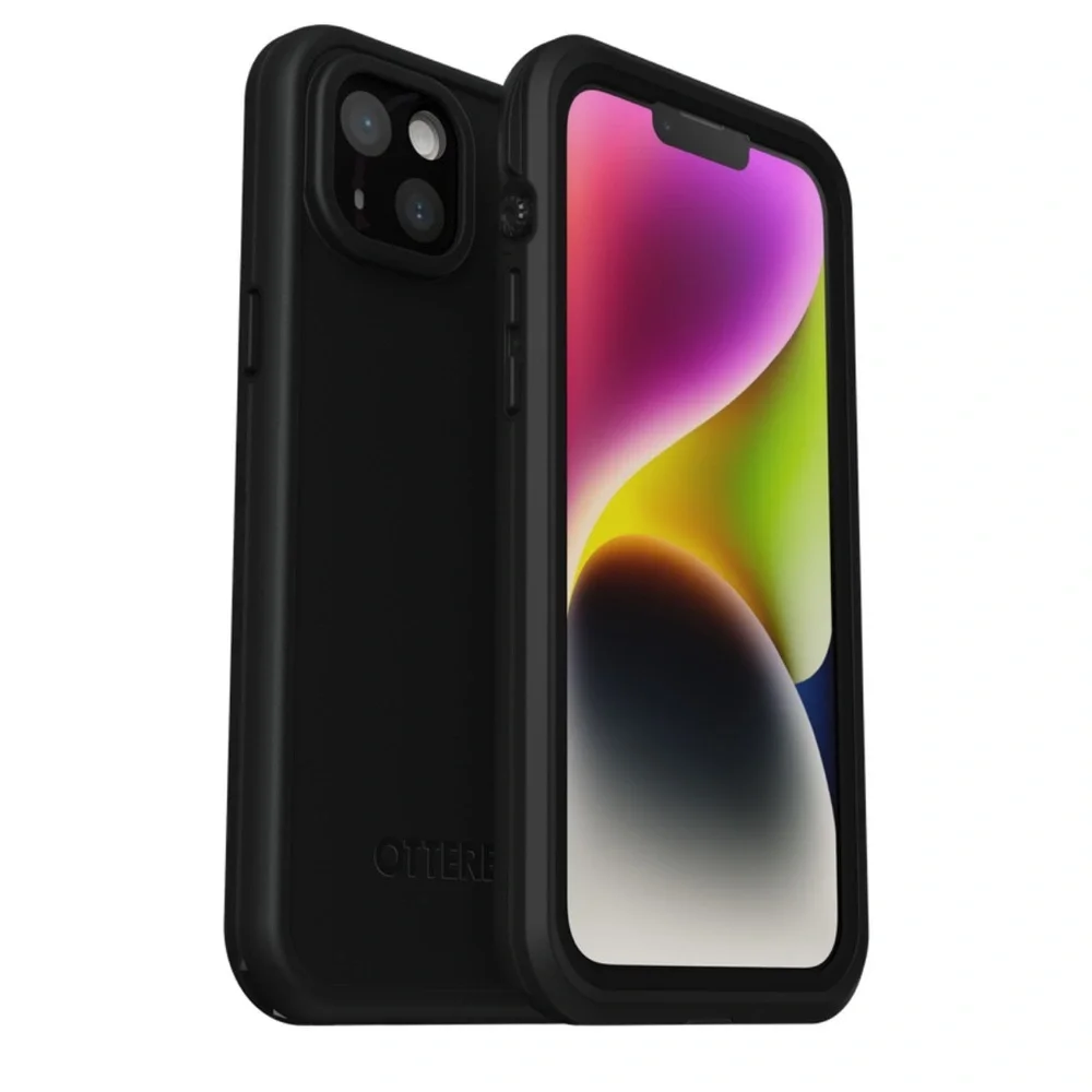 iPhone 14 Plus Case for‎ MagSafe ✨ OtterBox Frē Series in black.